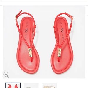 New in box Katy Perry Jubee thong sandal. Scarlet color. Size 10M/40.5